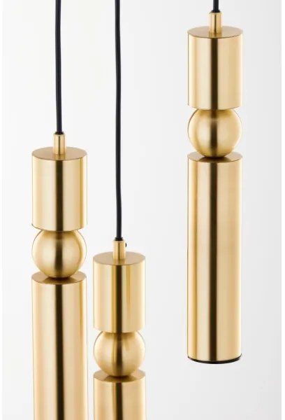 Jupiter 2019 - Csillár zsinóron ALAS 3xGU10/10W/230V arany