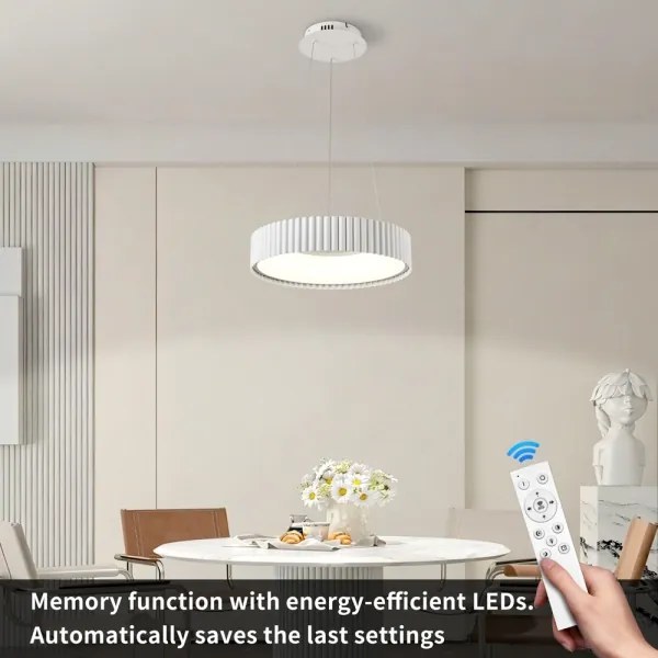Brilagi - Dimmelhető LED csillár FALCON MODERN LED/30W/230V átm. 40 cm fehér + távirányító