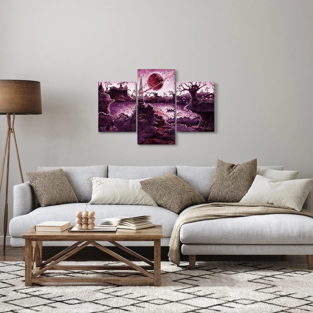 Kép - Elvarázsolt falu (90x60 cm)