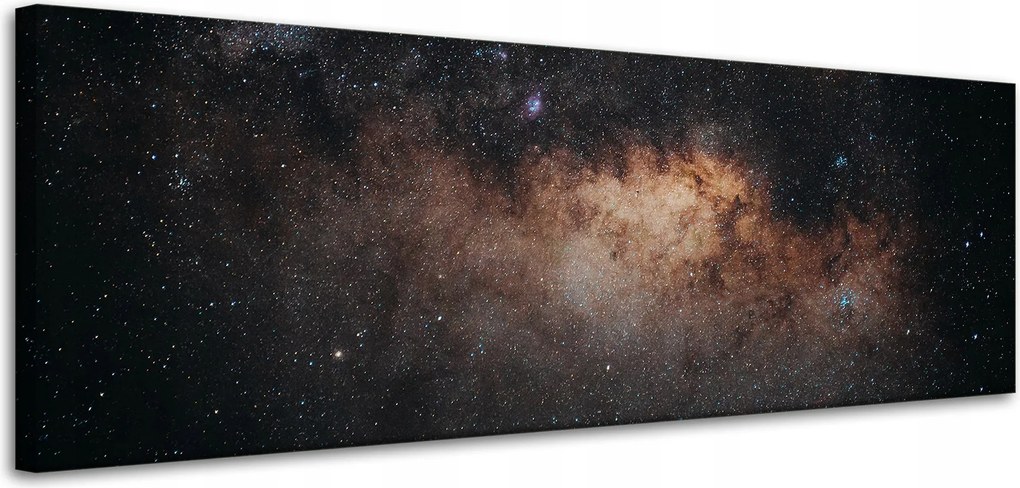 Vászonkép Kozmosz Csillagok Test Kék Kozmosz Égbolt 120x40