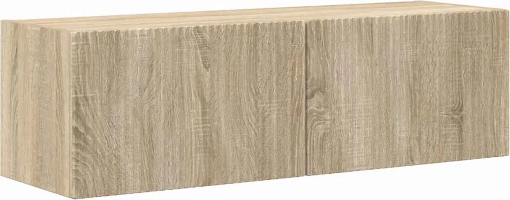 vidaXL TV Fali Szekrény Sonoma 98 x 31 x 29,5 cm Faanyag