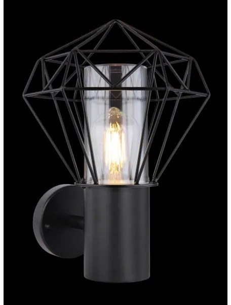 Globo 31355 - Kültéri fali lámpa HORACE 1xE27/15W/230V IP44