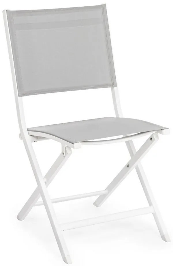 Fehér fém kerti szék Elin – Bizzotto