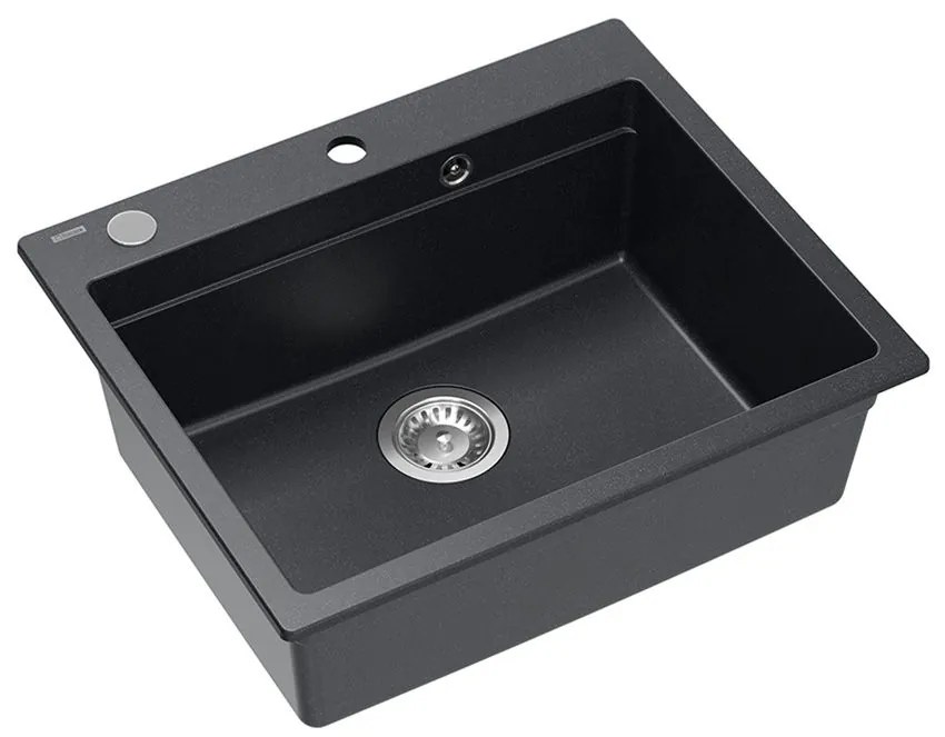 gránit mosogató KURT 110 WORKSTATION Black Dotted