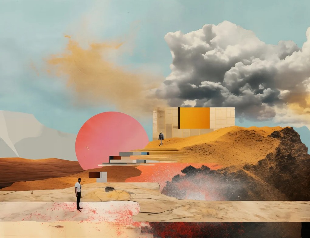 Poszter 65x50cm Építészet a zűrzavarban