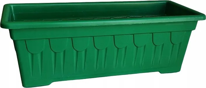 Rekpol Erkélyláda virágtartó 40 x 17 x 14 cm Zöld