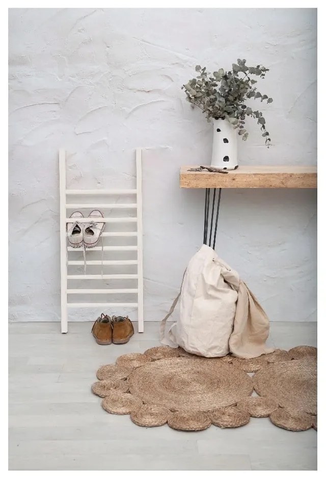 S White krémfehér cipőtároló létra, magasság 90 cm - Little Nice Things