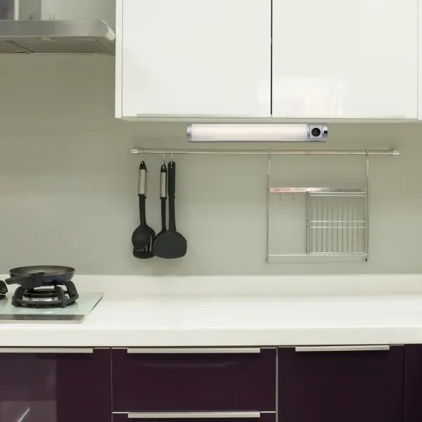 Rabalux 78039 - LED Pultmegvilágító aljzattal SOFT 2E LED/8W/230V 4000K 68cm ezüst