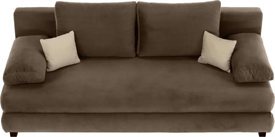 Kanapé ágyfunkcióval, capuccino/bézs, CLIV