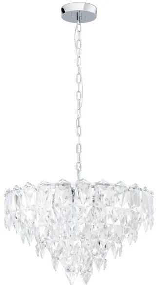 Eglo 39724 - Csillár láncon CARVARIO 10xE14/40W/230V