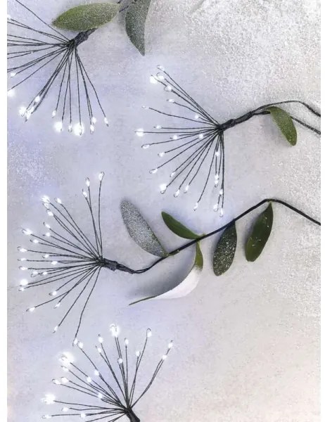 LED karácsonyi fényfüzér 450xLED 8+3 m hideg fehér