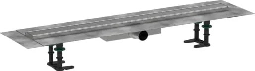 Zuhanylefolyó Hansgrohe RainDrain Compact 80 cm szálcsiszolt rozsdamentes acél szőnyeg 56166800