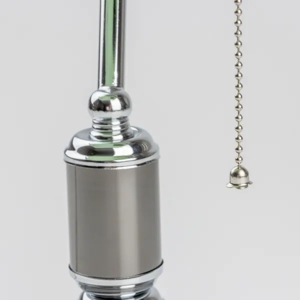 Brilagi - Asztali lámpa BANK OFFICE 1xE27/60W/230V fekete/ezüst/zöld