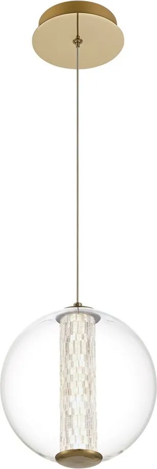 ELSTEAD QN-ATOMO-1P-BG ATOMO Egyágú Függesztett Lámpa Fém LED IP20