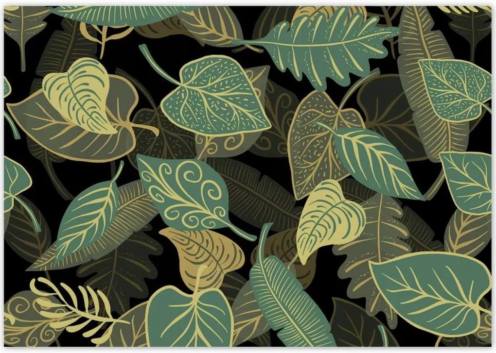 Poszterek 100x70 Fali természet Levelek