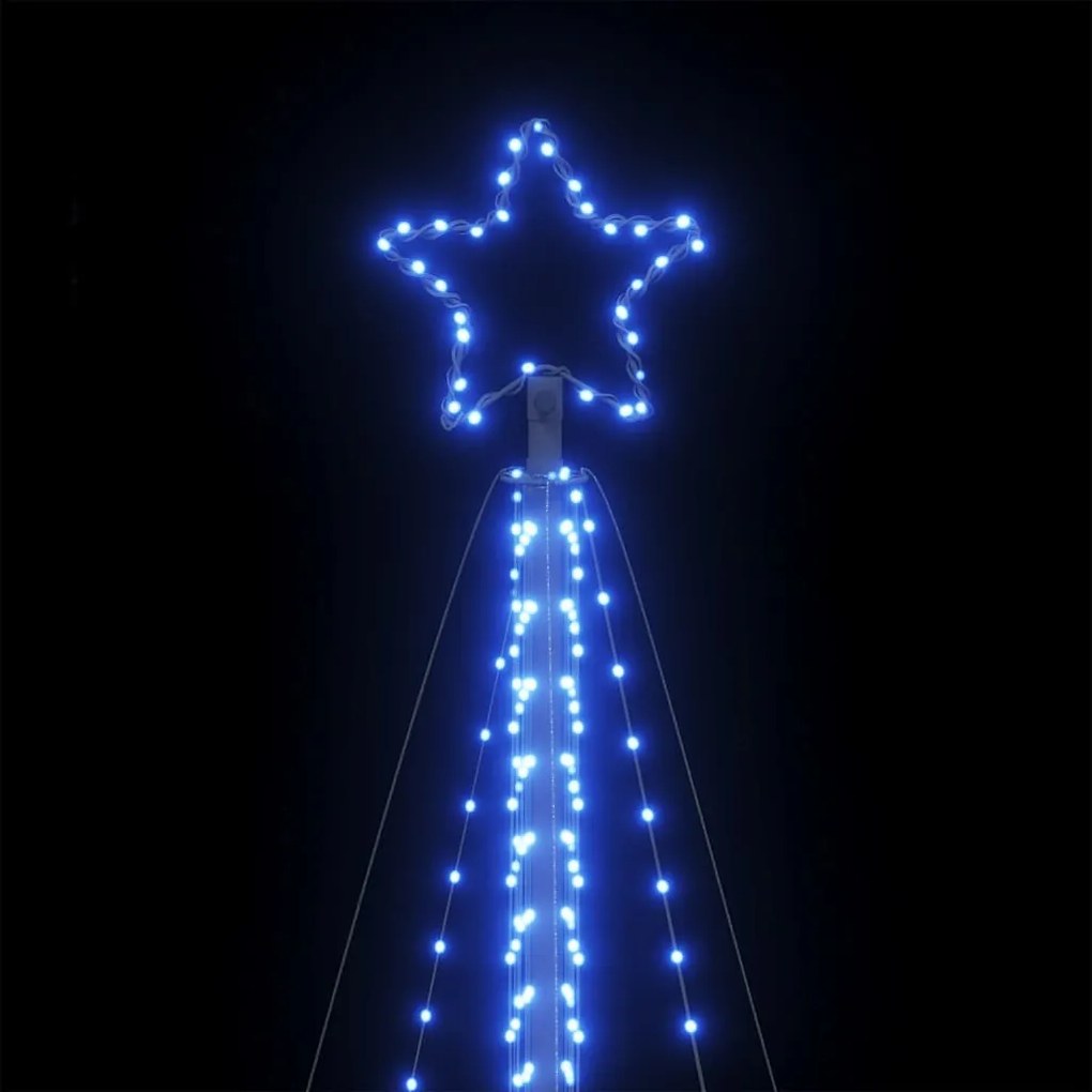 kék LED karácsonyfa 789 LED 476 cm