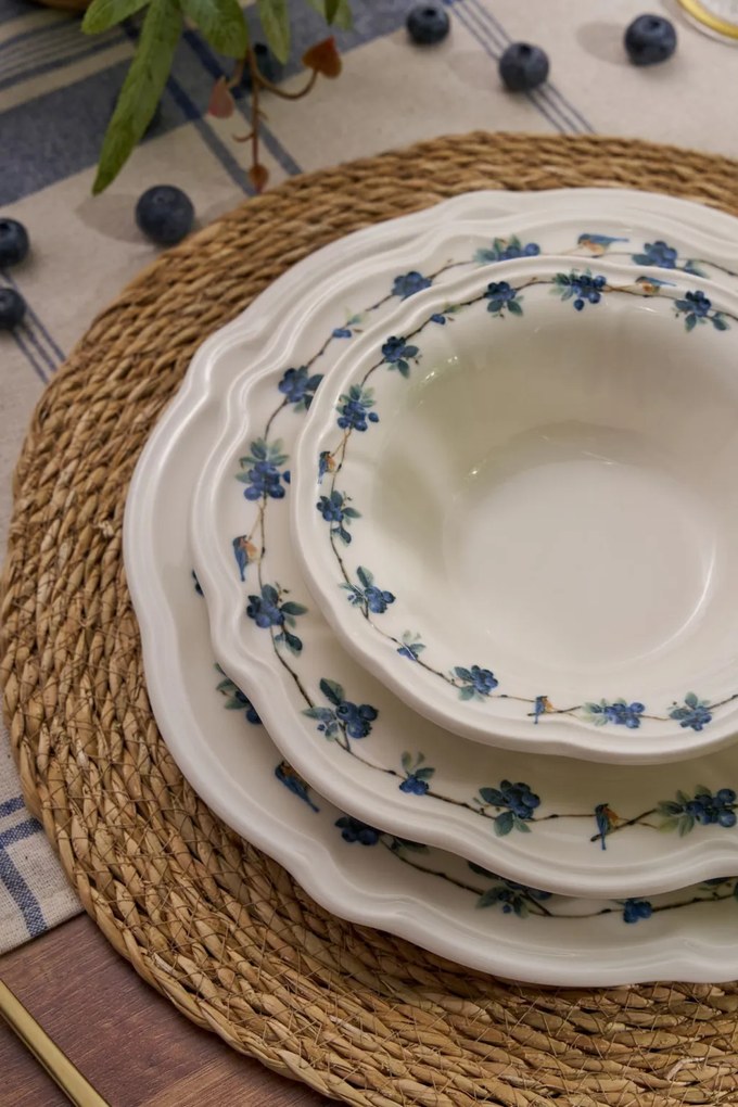 24 részes porcelán étkészlet