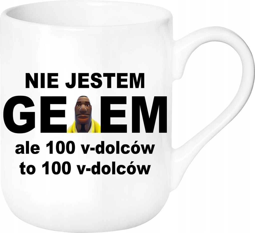 Bögre Nem Vagyok Meleg De 100 V-dolc Fortnite Vicces Ajándék 330ml