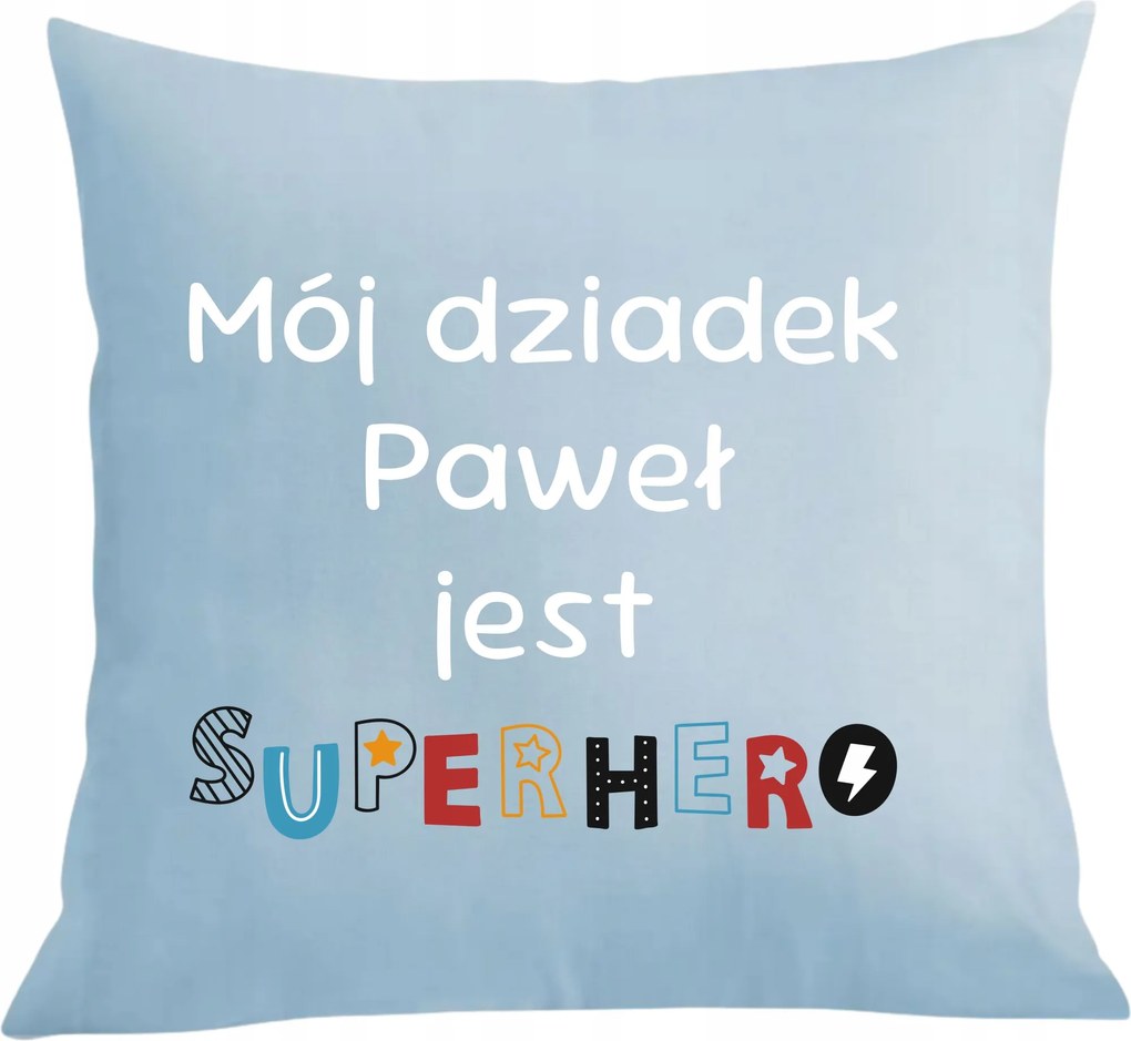 Párna párnahuzat Nagypapa napja Nagypapám Név szuperhős