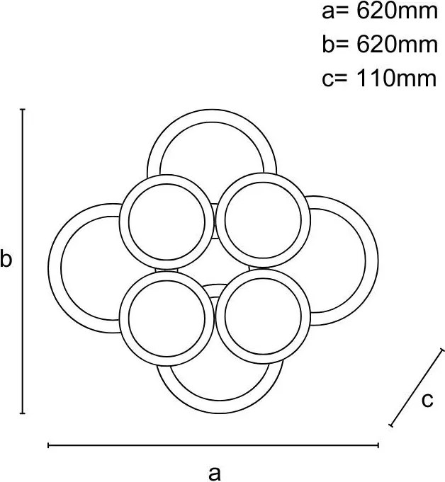 LED világítás + vezérlés 200W - J3347/W