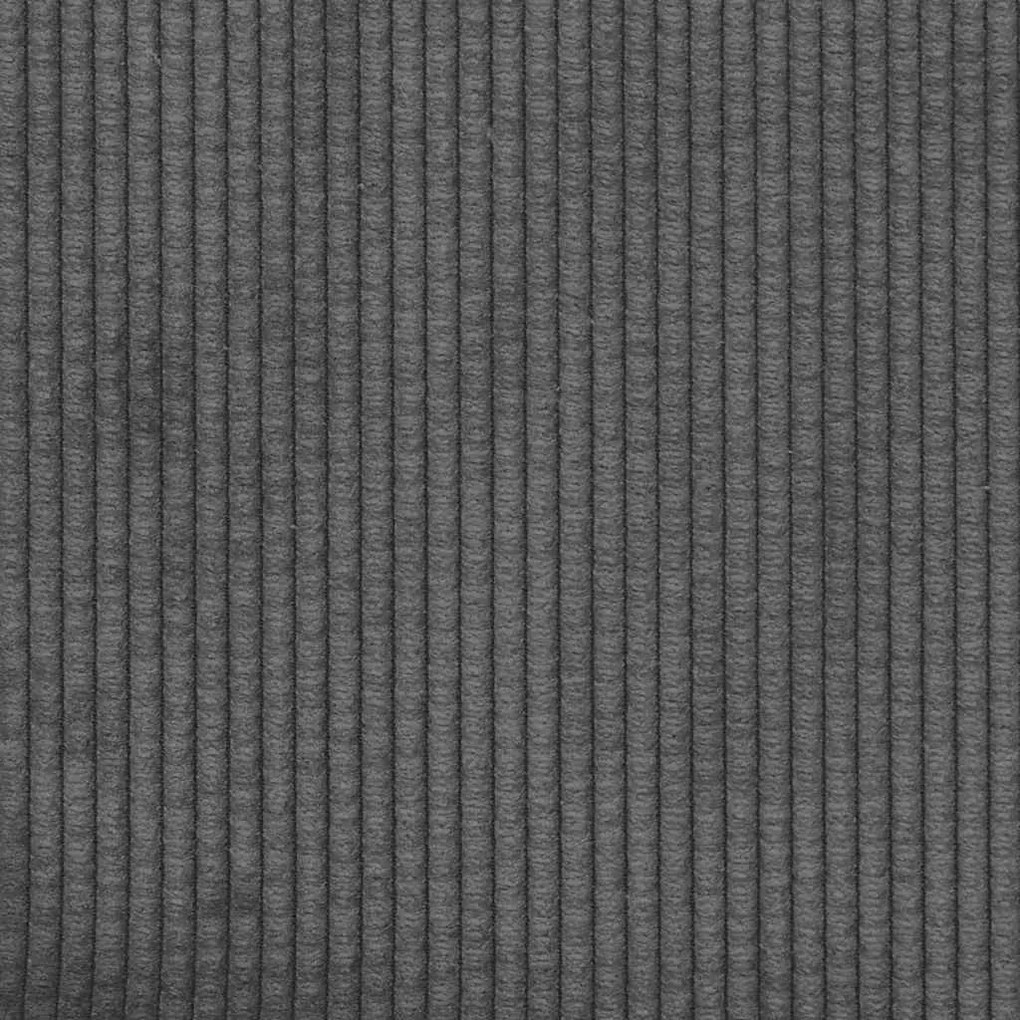 sötétszürke moduláris kanapé sarokmodul párnákkal 100 cm