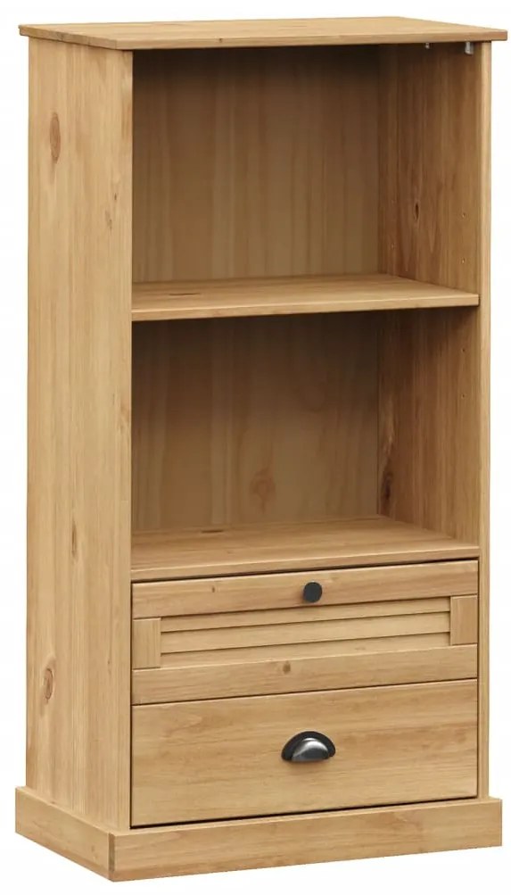 VIGO tömör fenyőfa könyvespolc 60x35x114,5 cm