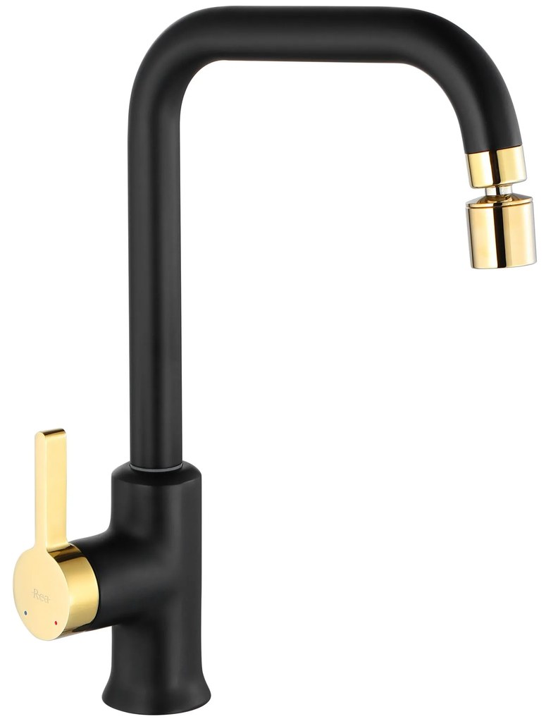 Konyhai csaptelep Rea Polo Black Gold