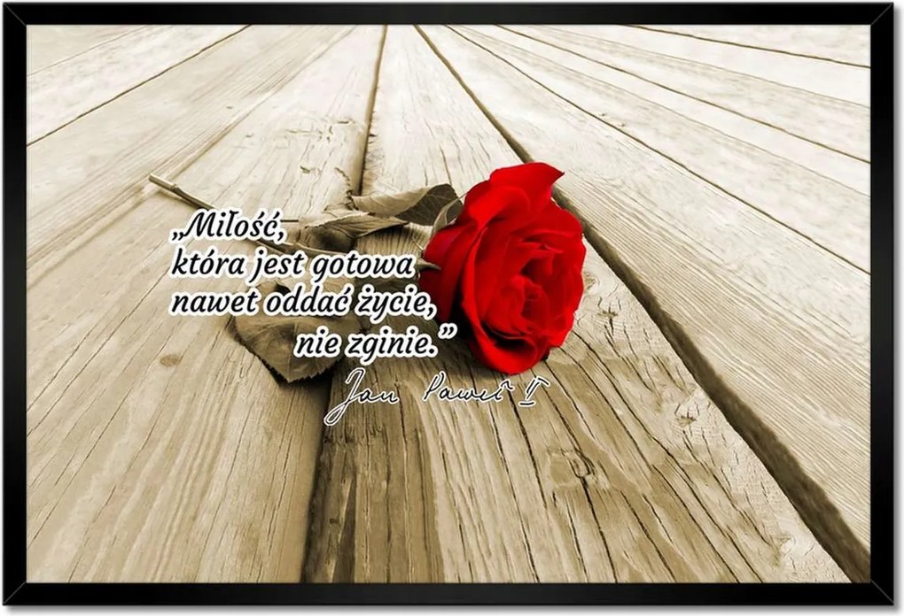 Poszterek keretben 60x40 II. János Pál pápa idézetek