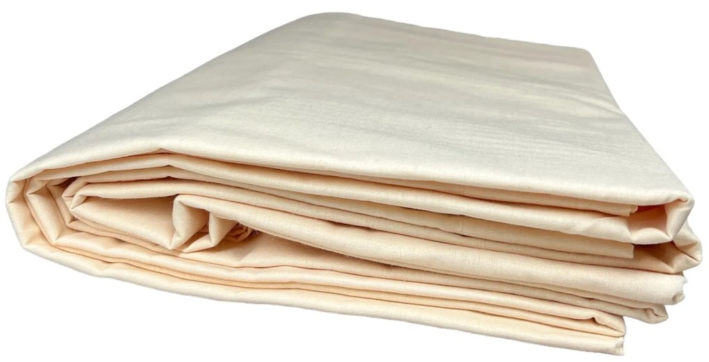 Szilárd Pamut Lepedő Cream Méretek: 140x240 cm