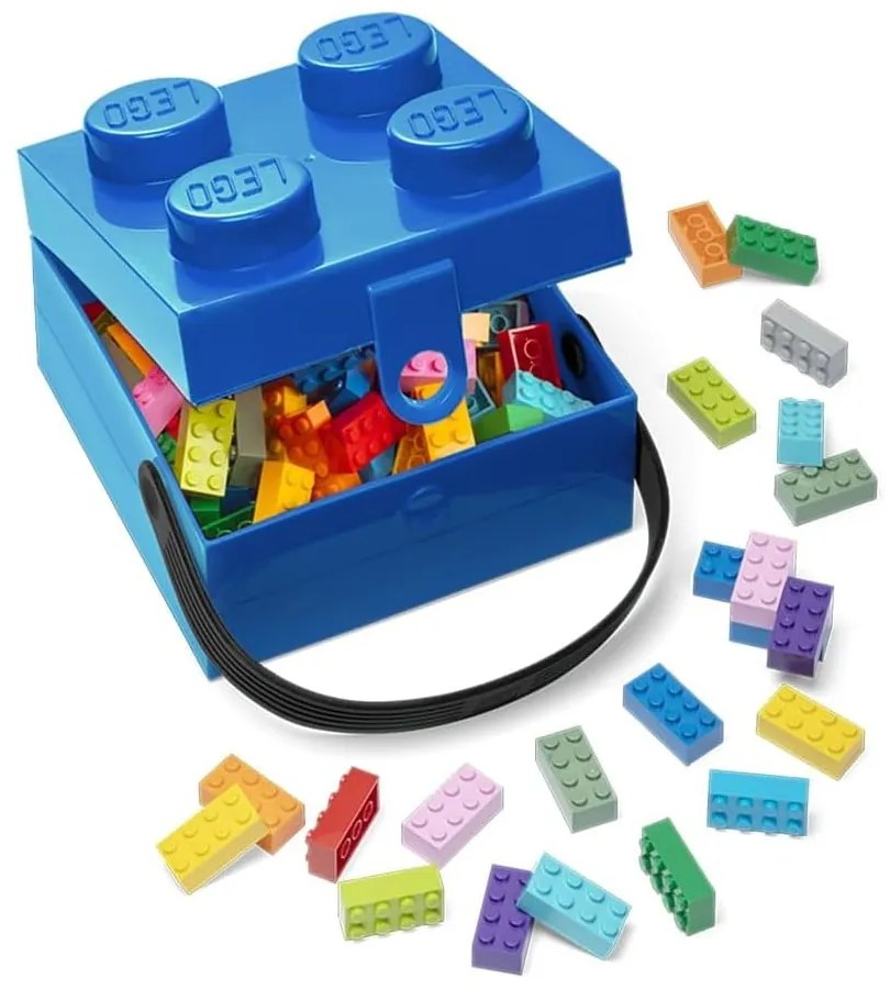 Kék tárolódoboz fogantyúval - LEGO®