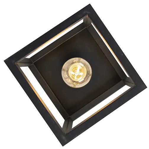 Okos ipari mennyezeti lámpa fekete, WiFi-vel, A60 - Cage