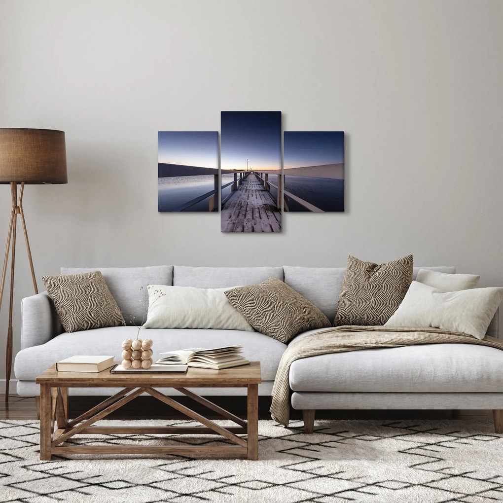Kép - A mólón (90x60 cm)