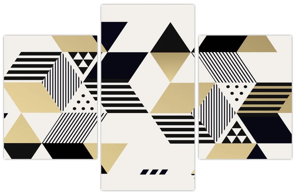 Kép - Geometriai formák N⁰1 (90x60 cm)