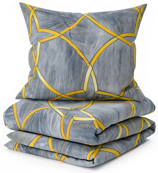 Mikroszálas ágyneműhuzat RYNETH szürke Ágyneműhuzat mérete: 70 x 80 cm | 140 x 200 cm