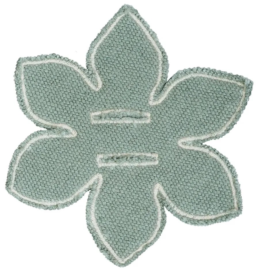 Krémszínű pamut gyerek játszószőnyeg 120x160 cm Wildflowers – Lorena Canals