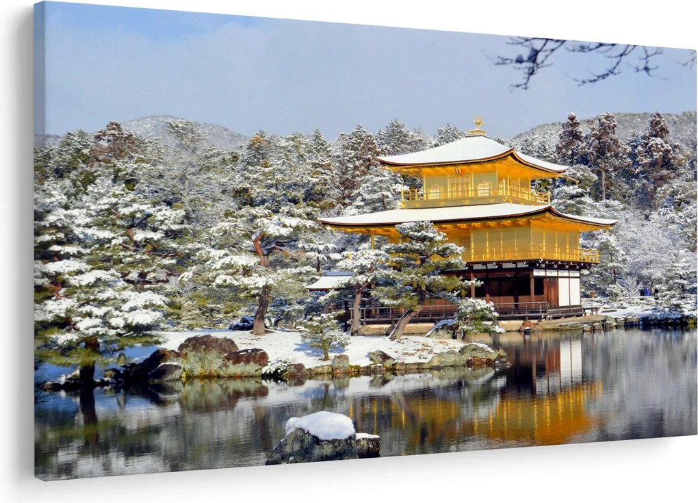 Kép - Kinkakuji, Japán (90x60 cm)