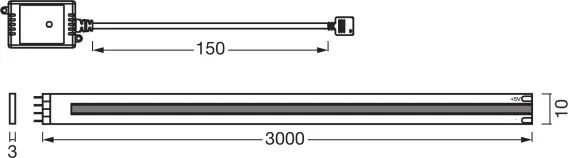 Osram - Dimmelhető SMART+ COB LED szalag 3m/14W/230V 2700-6500K Wi-Fi