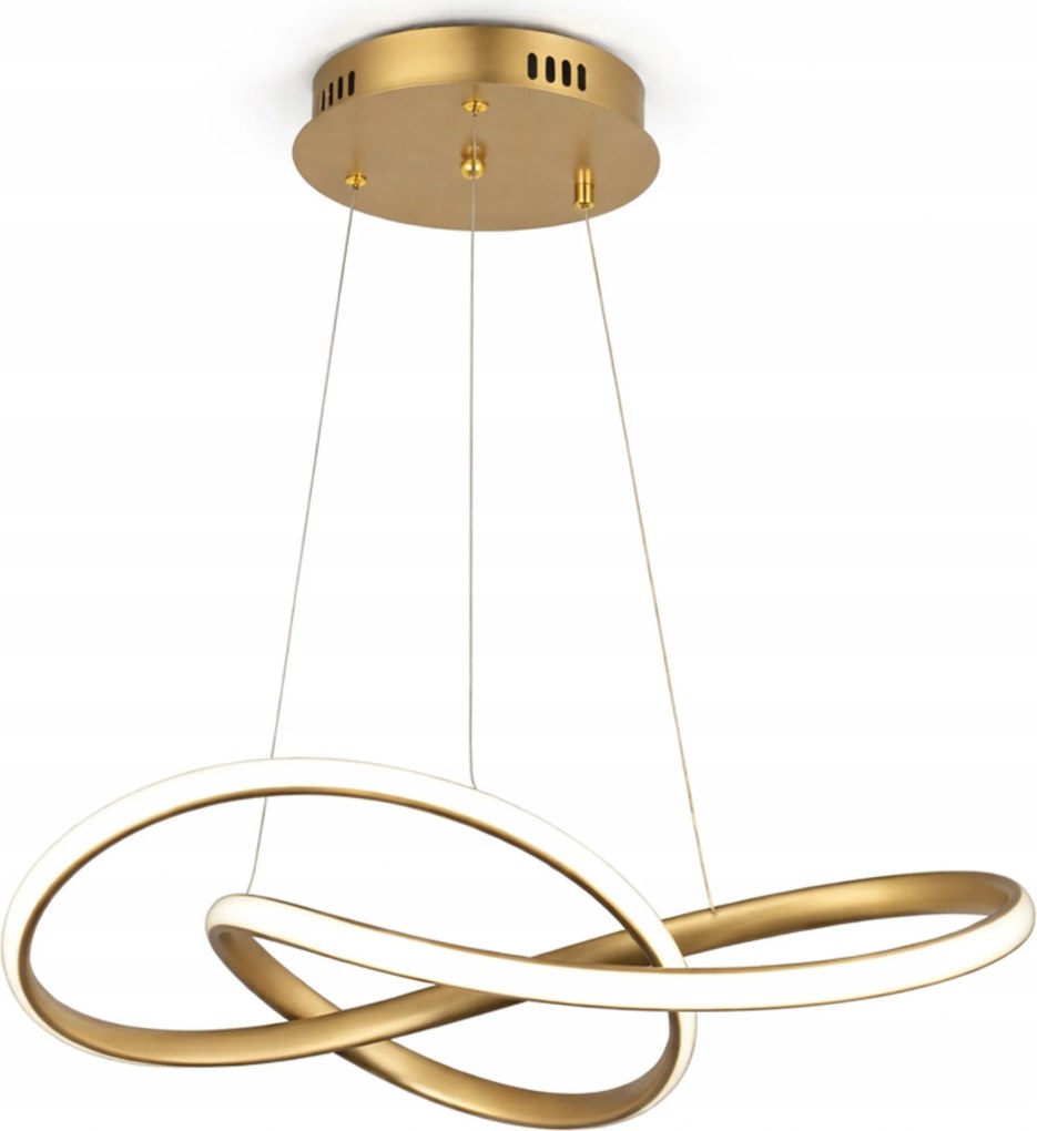 Plafon függőlámpa 3500/4000/6500K 50cm arany Led zsinórokkal