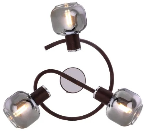 Globo 54303-3 - Spotlámpa PALLO 3xE14/40W/230V