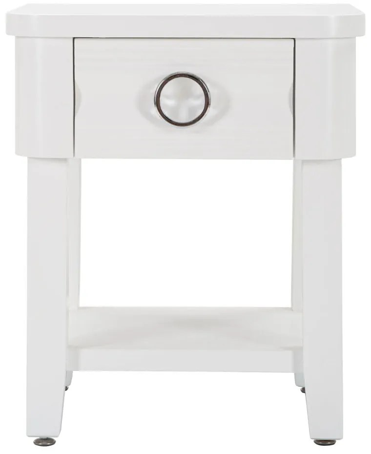 Fehér jegenyefenyő éjjeliszekrény Shine – Mauro Ferretti