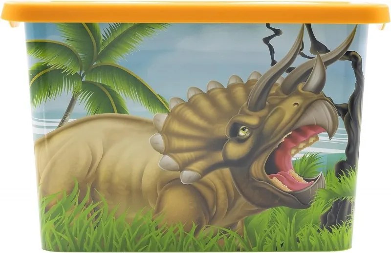 Dinoszaurusz Range műanyag tároló doboz 7 L