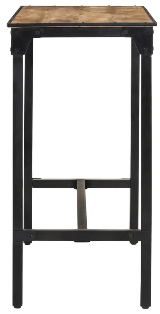 tömör nyers mangófa bárasztal 110x55x107 cm
