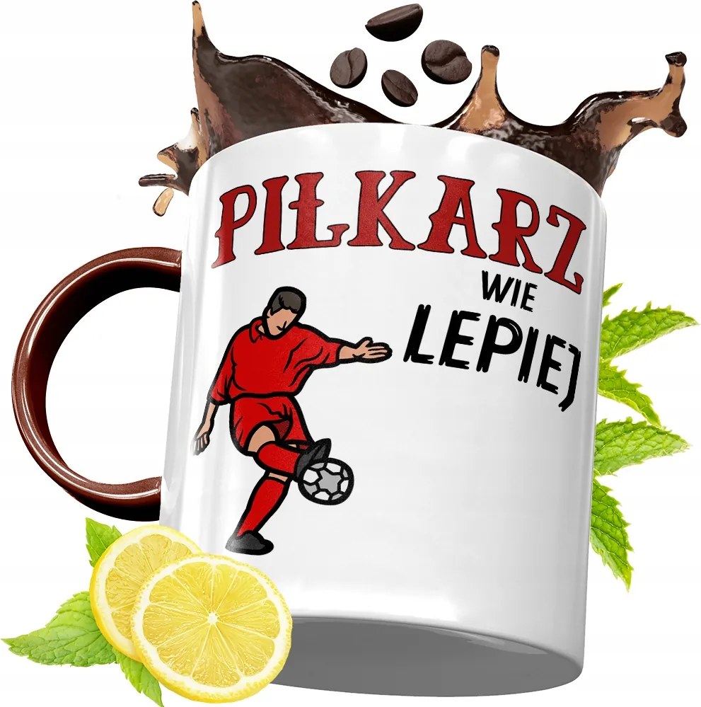 Bordó Bögre Labdarúgónak Születésnapi Ajándék fényképes nyomtatással