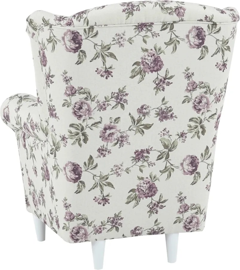 Füles fotel, szövet rose 18, CHARLOT