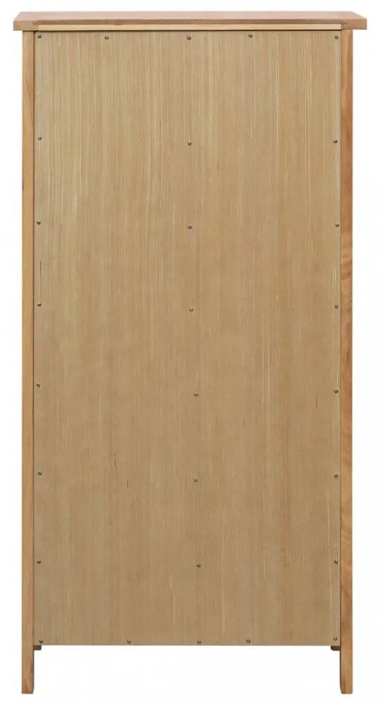 tömör tölgyfa cipősszekrény 76 x 37 x 105 cm