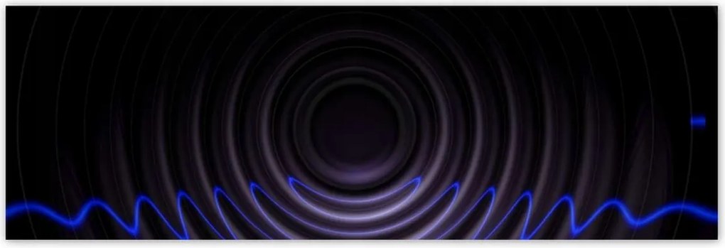 Poszterek 200x66 Zenei hullámok