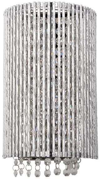 Endon 81978 - Fali kristály lámpa GALINA 2xG9/25W/230V fényezett króm