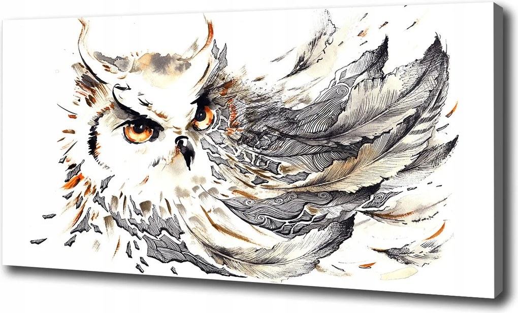 Vászonkép modern Bagoly 120x60 cm