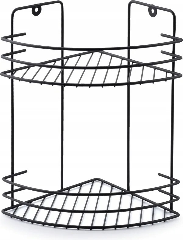 Fürdőszobai polc Bathlab HTWM2550 fekete 19 x 19 x 30 cm 1 db
