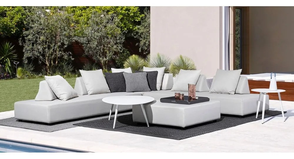 Alumínium kerek kerti kisasztal ø 50 cm Ridley – Bizzotto